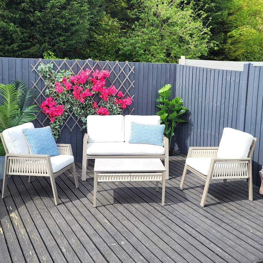 EX-DISPLAY | 50 MILE DELIVERY ONLY - Aldara Outdoor 2 Seat Lounge Set | Made in Spain