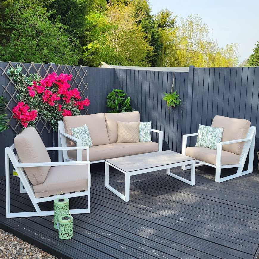 EX-DISPLAY | 50 MILE DELIVERY ONLY - Aleli Outdoor 2 Seat Lounge Set | Made in Spain