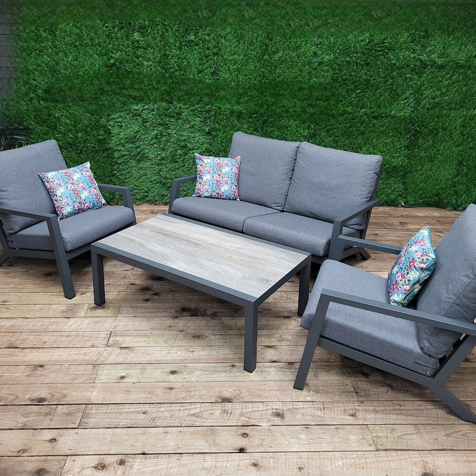 2 Seat Sofa Set With Coffee Table - Triton By Vila