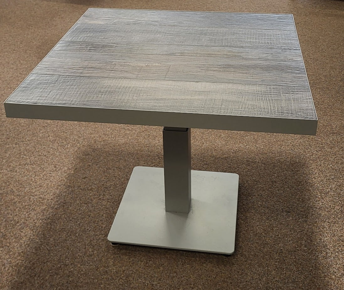 Square Adjustable Table in Natural - Triton/Kendal By Vila