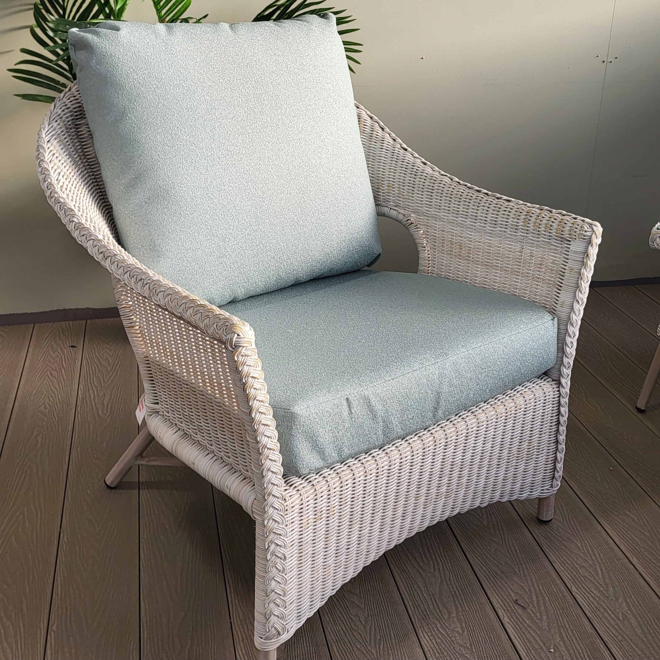 Cebu Outdoor Lounge Chair - Alora Duck Egg | Daro