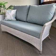 Cebu Outdoor Lounge Seating Cushions Alora Duck Egg | Daro