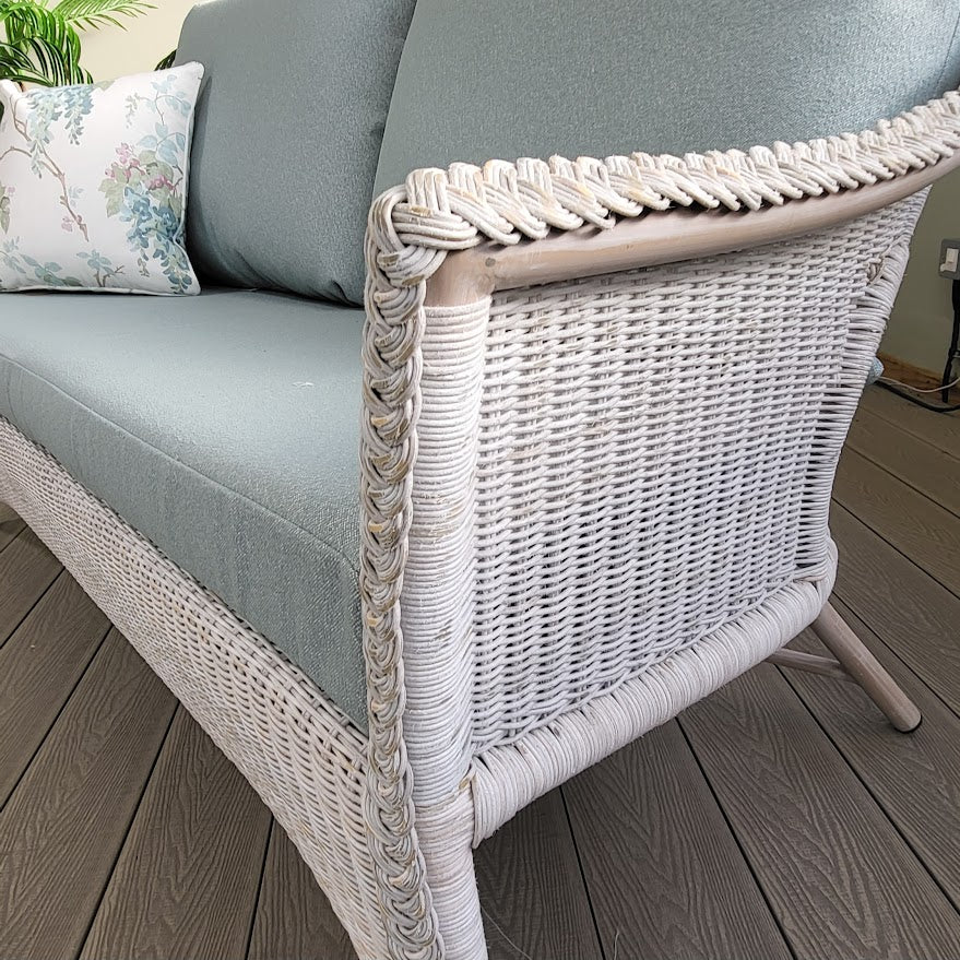 Cebu Outdoor Lounge Seating Cushions Alora Duck Egg | Daro