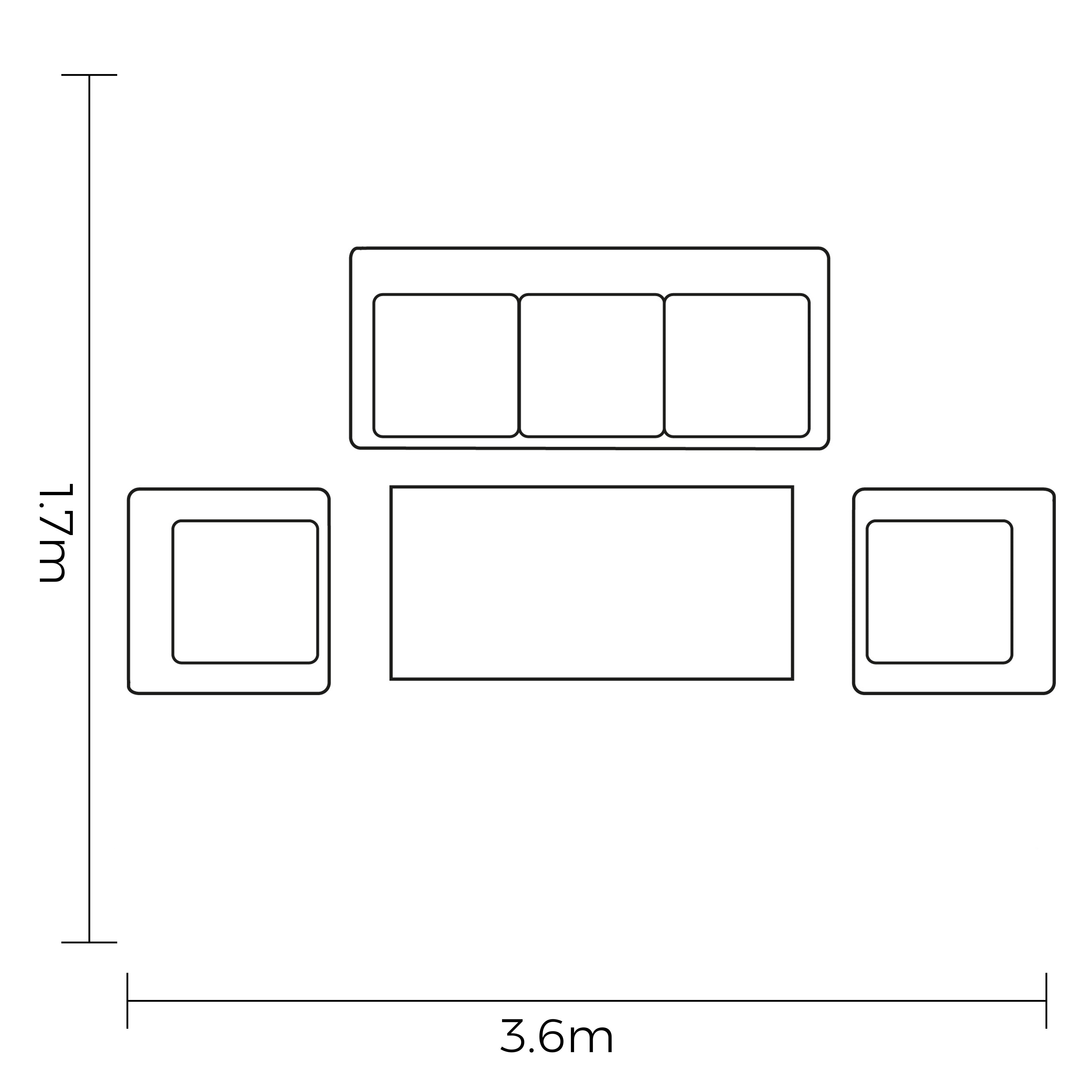 Buxton Outdoor Cast Aluminium Lounge Set | Hartman