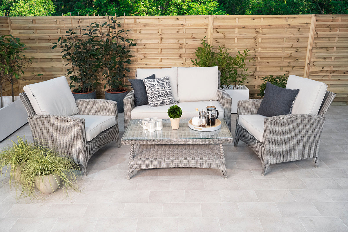 Outdoor 2 Seat Sofa Set with Coffee Table - Valencia By Harbo