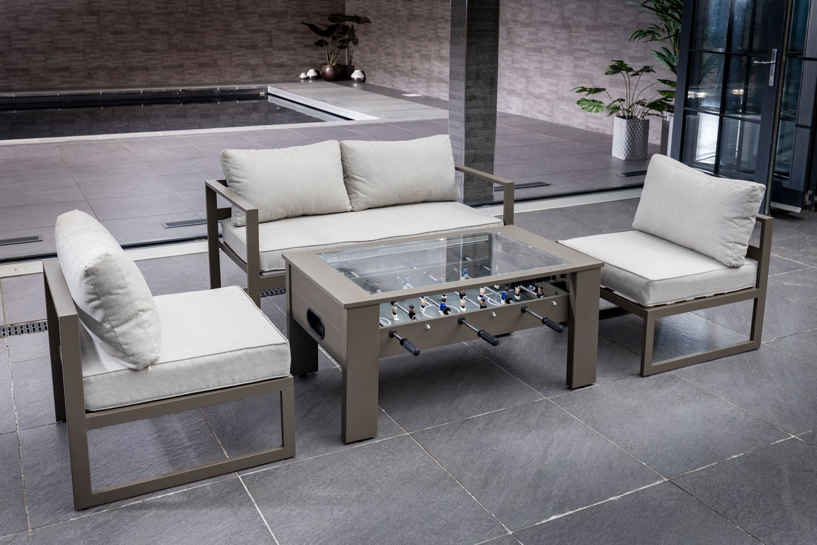 Toca Outdoor Lounge Set with Football Table| Hartman