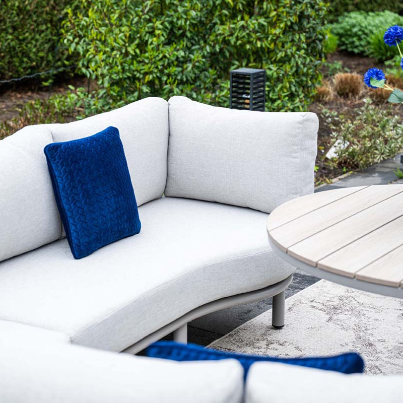 Matera Curved corner lounge dining set | Garden Impressions