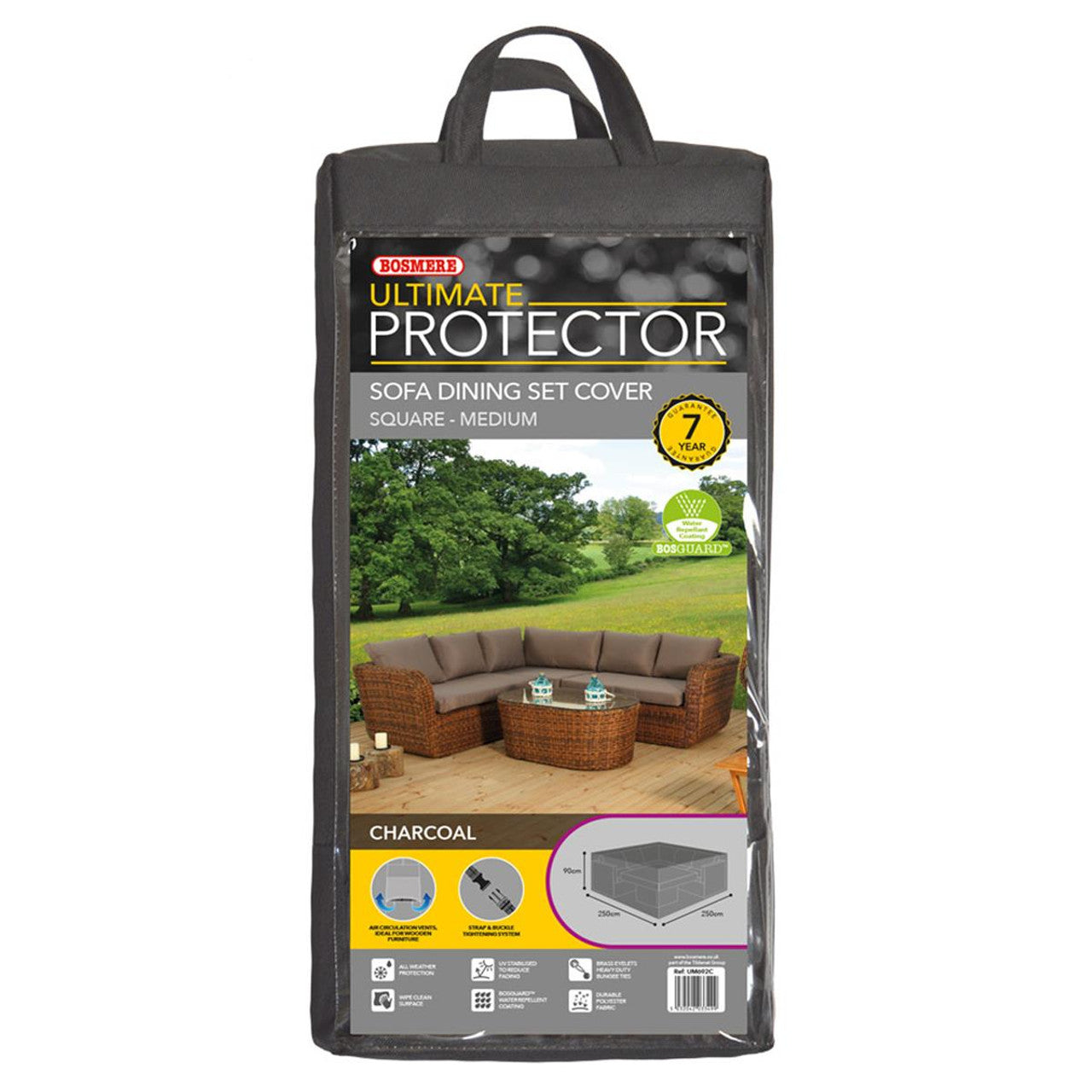 Bosmere Ultimate Protector Outdoor Furniture Cover For Medium Corner Set 250cm x 250cm