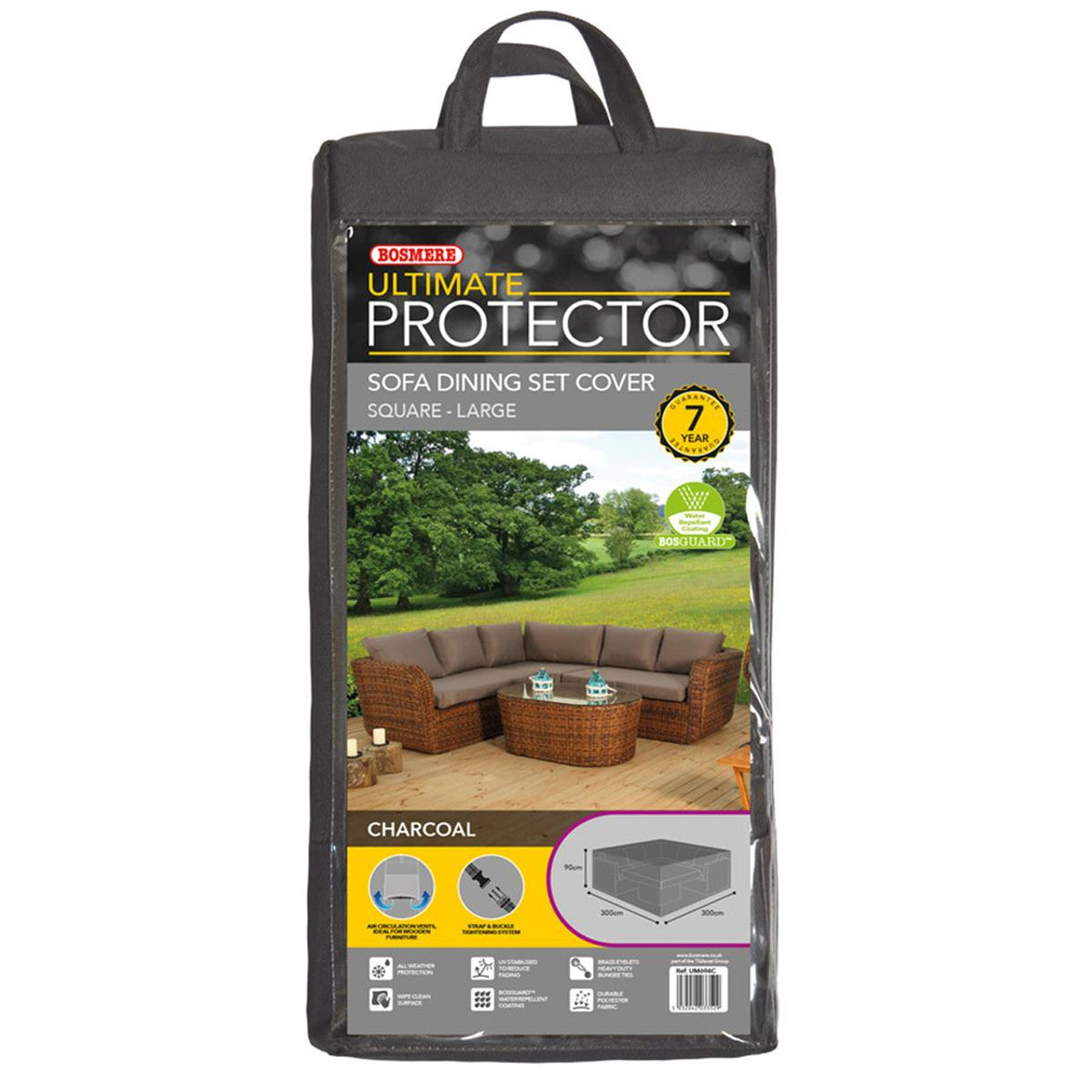 Bosmere Ultimate Protector Outdoor Furniture Cover For Large Corner Set 300cm x 300cm