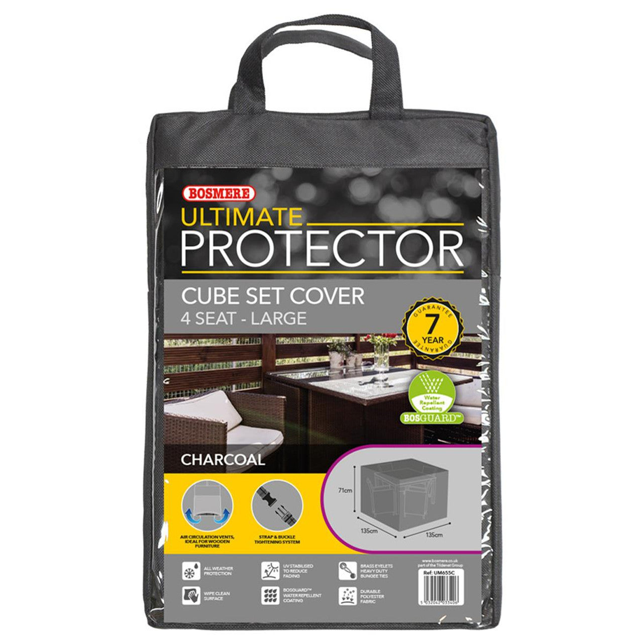 Bosmere Ultimate Protector Outdoor Furniture Cover for 4 Seat Large Cube Set