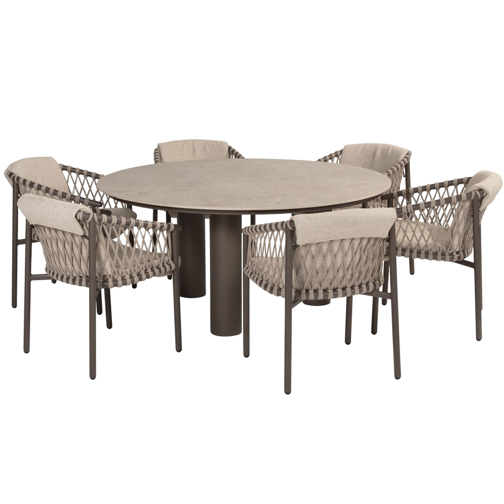 Allora 6 Seat Outdoor Dining Set | 4 Seasons Outdoor