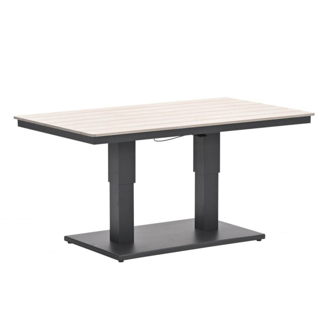 Bologna Outdoor Height Adjustable Table - Vironwood Top | Garden Impressions