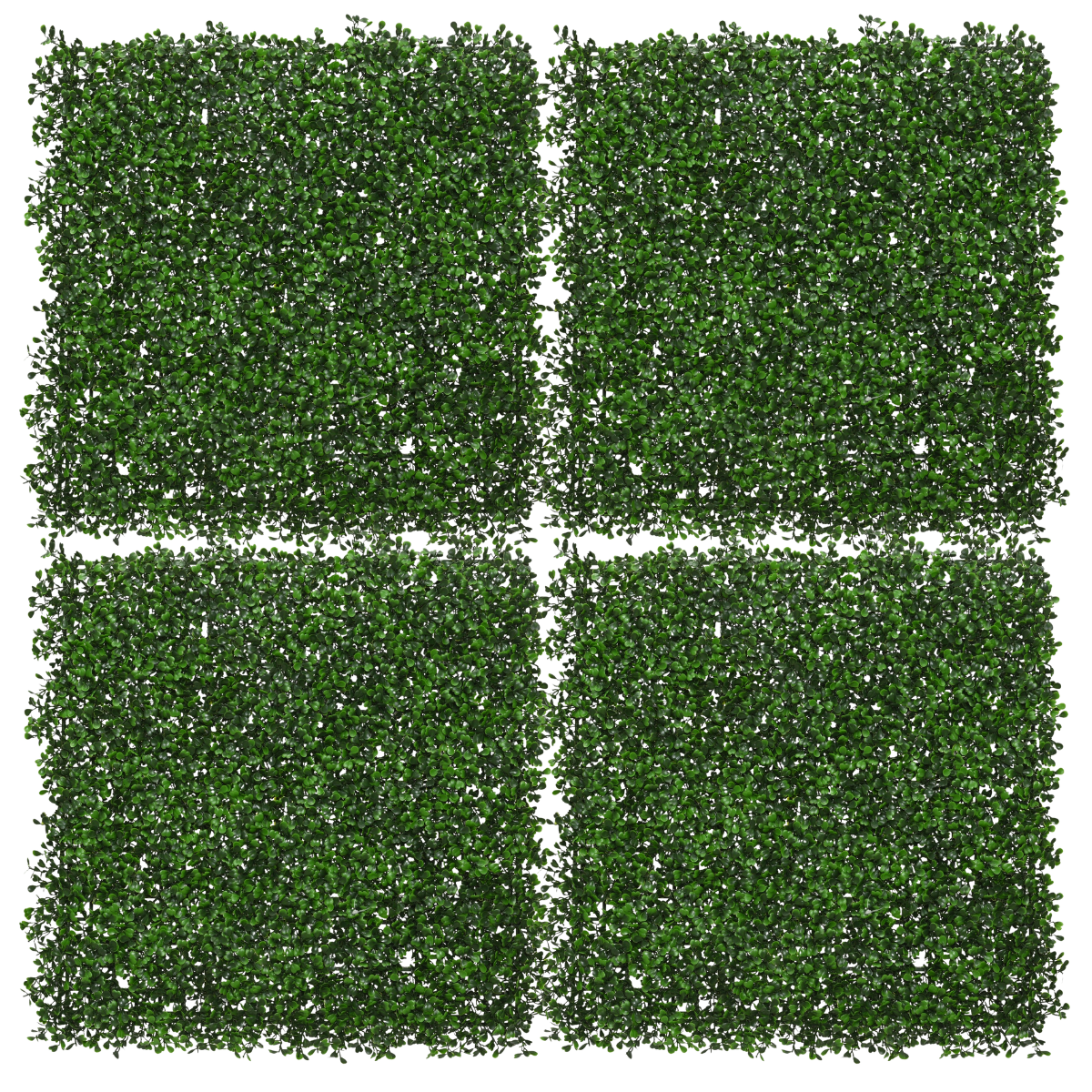 4 x Premium Outdoor Realistic Foliage Wall Panel | Boxwood