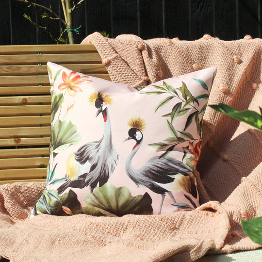 Cranes Outdoor Scatter Cushion