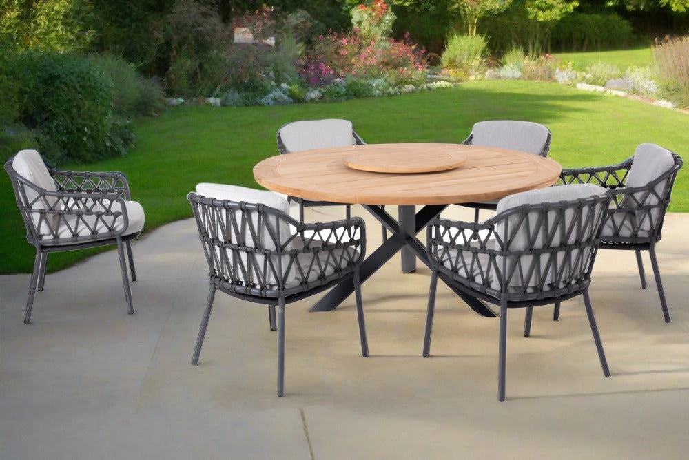 Calpi 6 Seat Outdoor Dining Set by 4 Seasons Outdoor