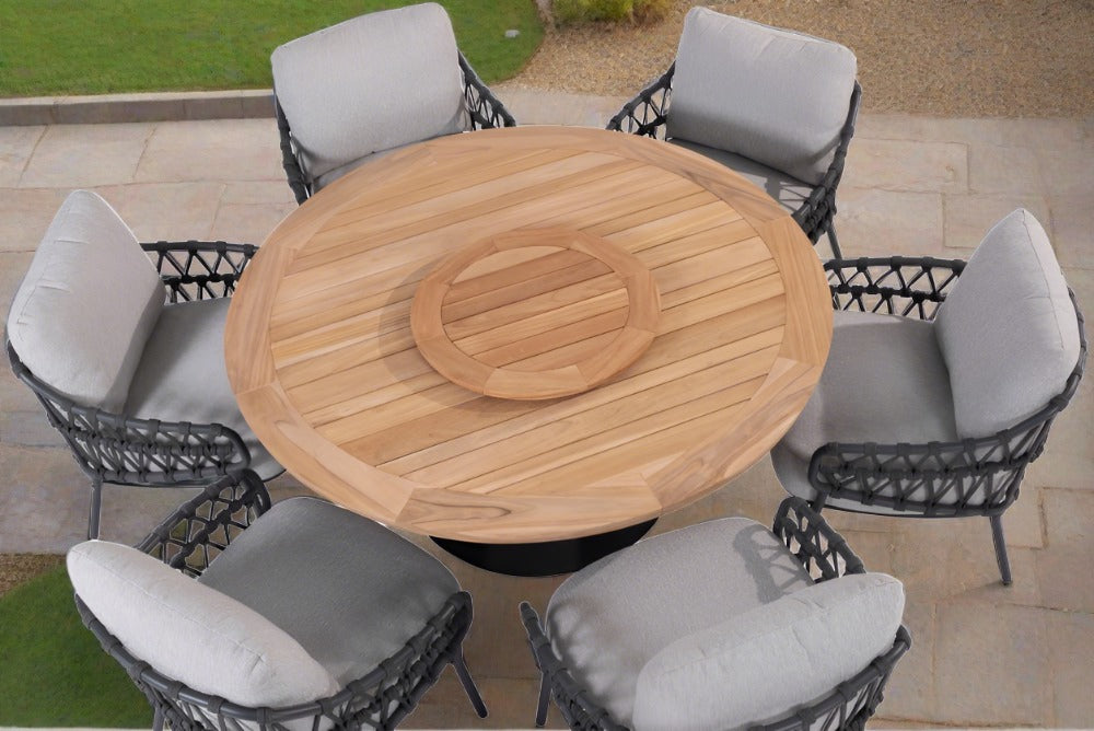 Calpi 6 Seat Outdoor Dining Set by 4 Seasons Outdoor