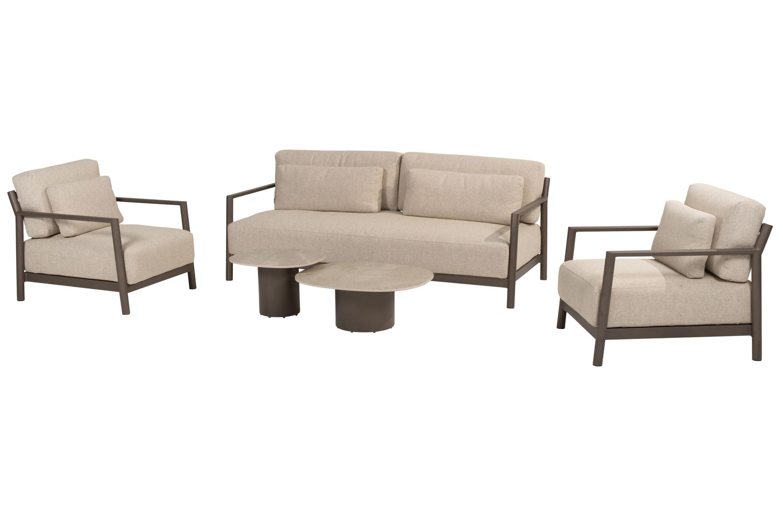 Capresi Outdoor Lounge with Sofie Coffee Tables | 4 Seasons Outdoor