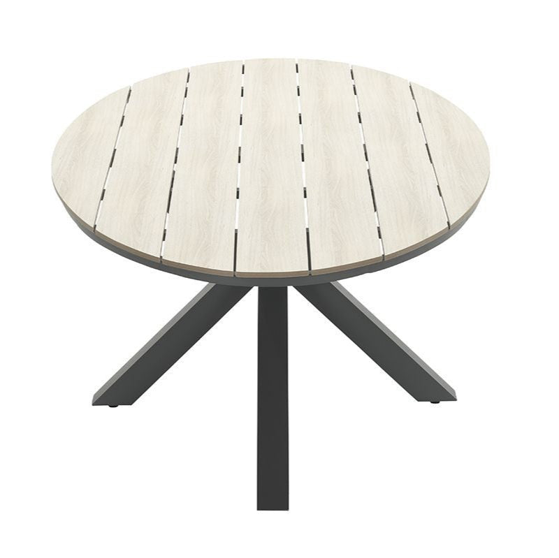 Edison Outdoor Oval Dining Table 220 - In Natural | Garden Impressions
