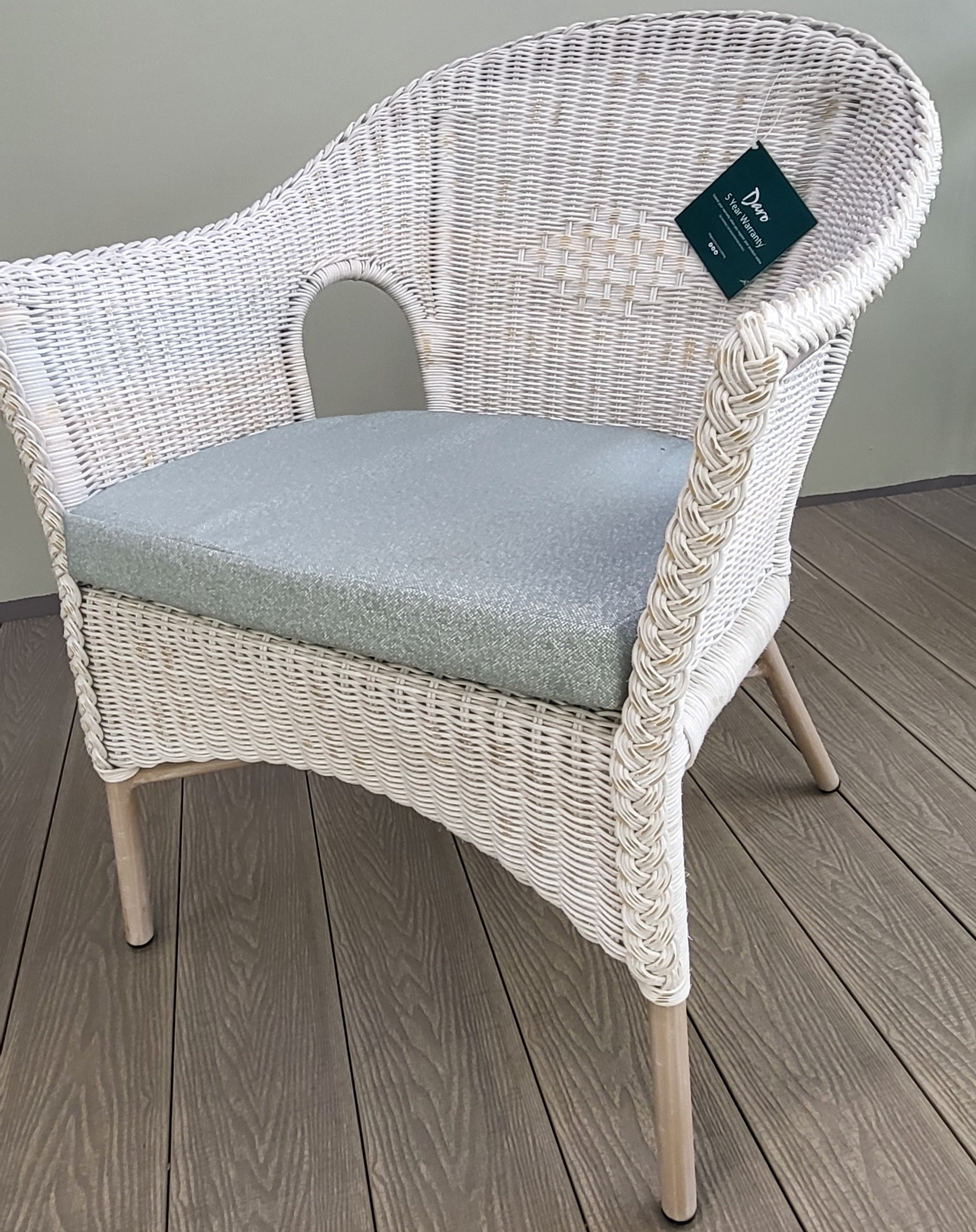 Cebu Bistro Set (Alora Duck Egg Cushions) - By Daro