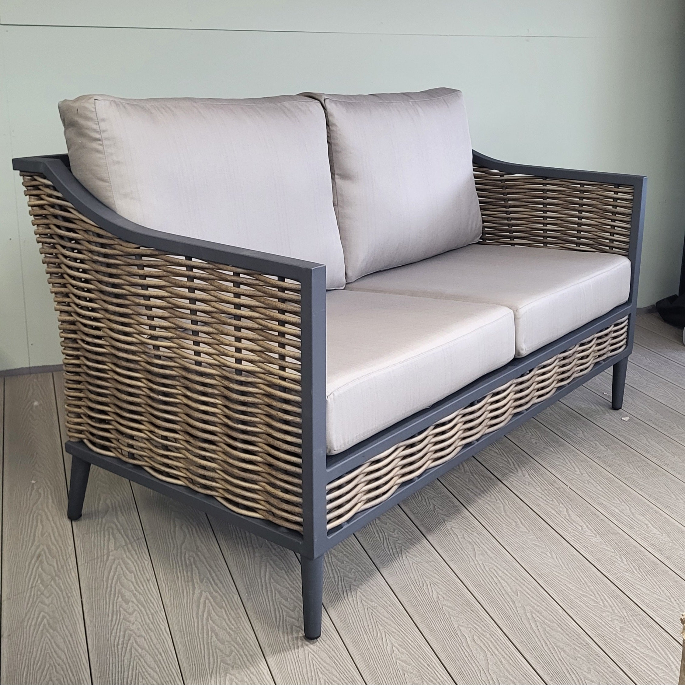 Langley Outdoor Lounge Seating Cushions Oakley Taupe | Daro