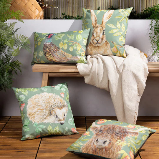 Grove Highland Cow Outdoor Scatter Cushion