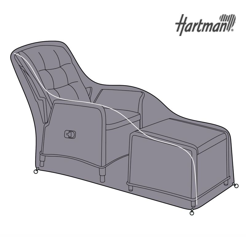 Hartman Heritage Reclining Chair with Stool Cover