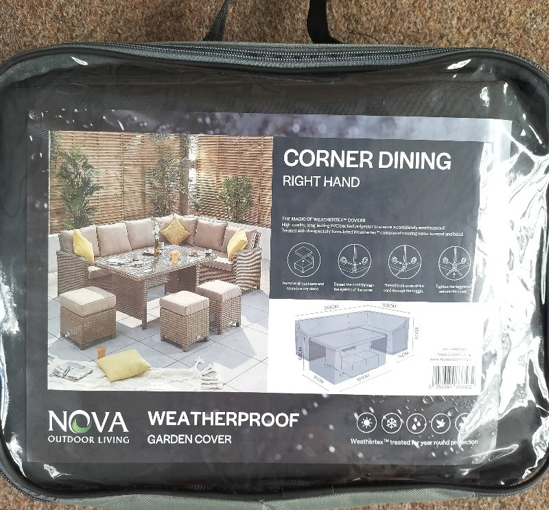 Outdoor Furniture Cover for Nova | Ciara Right Hand Corner Dining Set