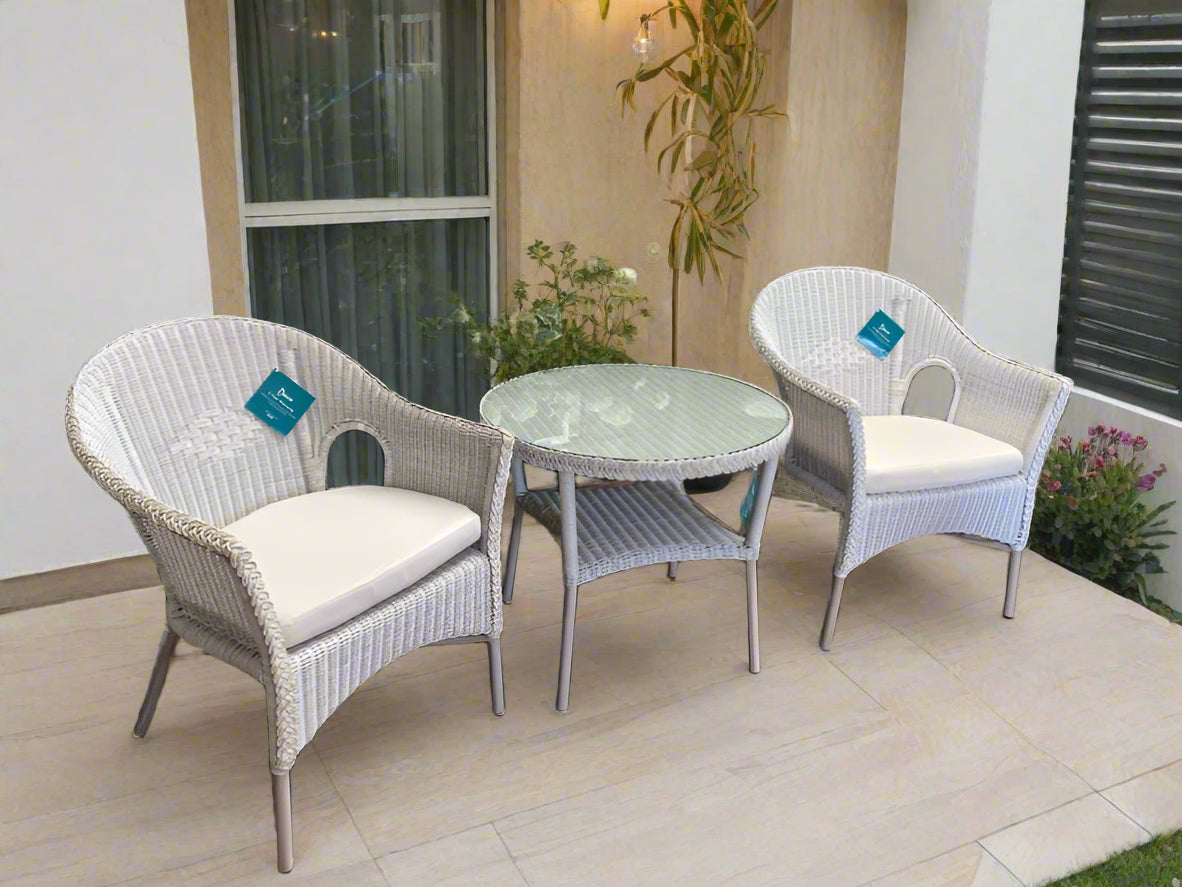 Cebu Bistro Set (Oakley Canvas Cushions) - By Daro