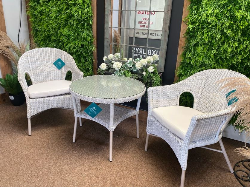 Cebu Bistro Set (Oakley Canvas Cushions) - By Daro