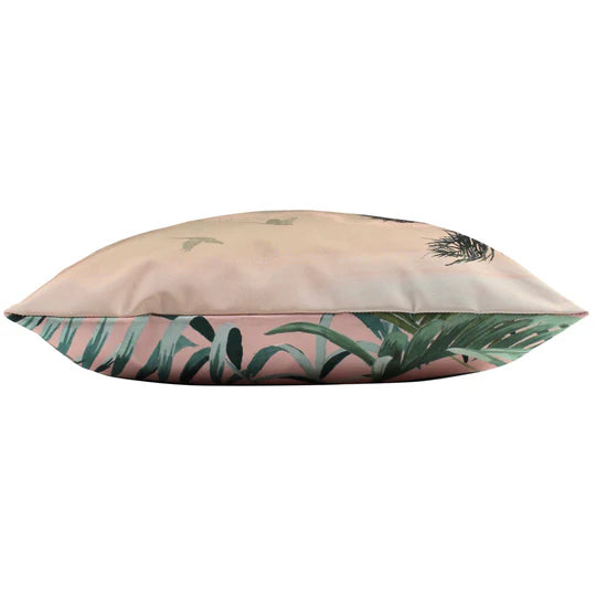 Jungle Outdoor Scatter Cushion Blush/Forest