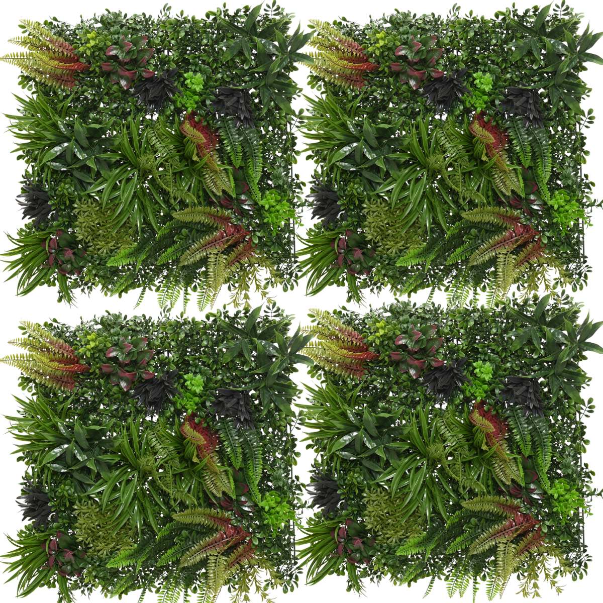 4 x Premium Outdoor Realistic Foliage Wall Panel | Jungle
