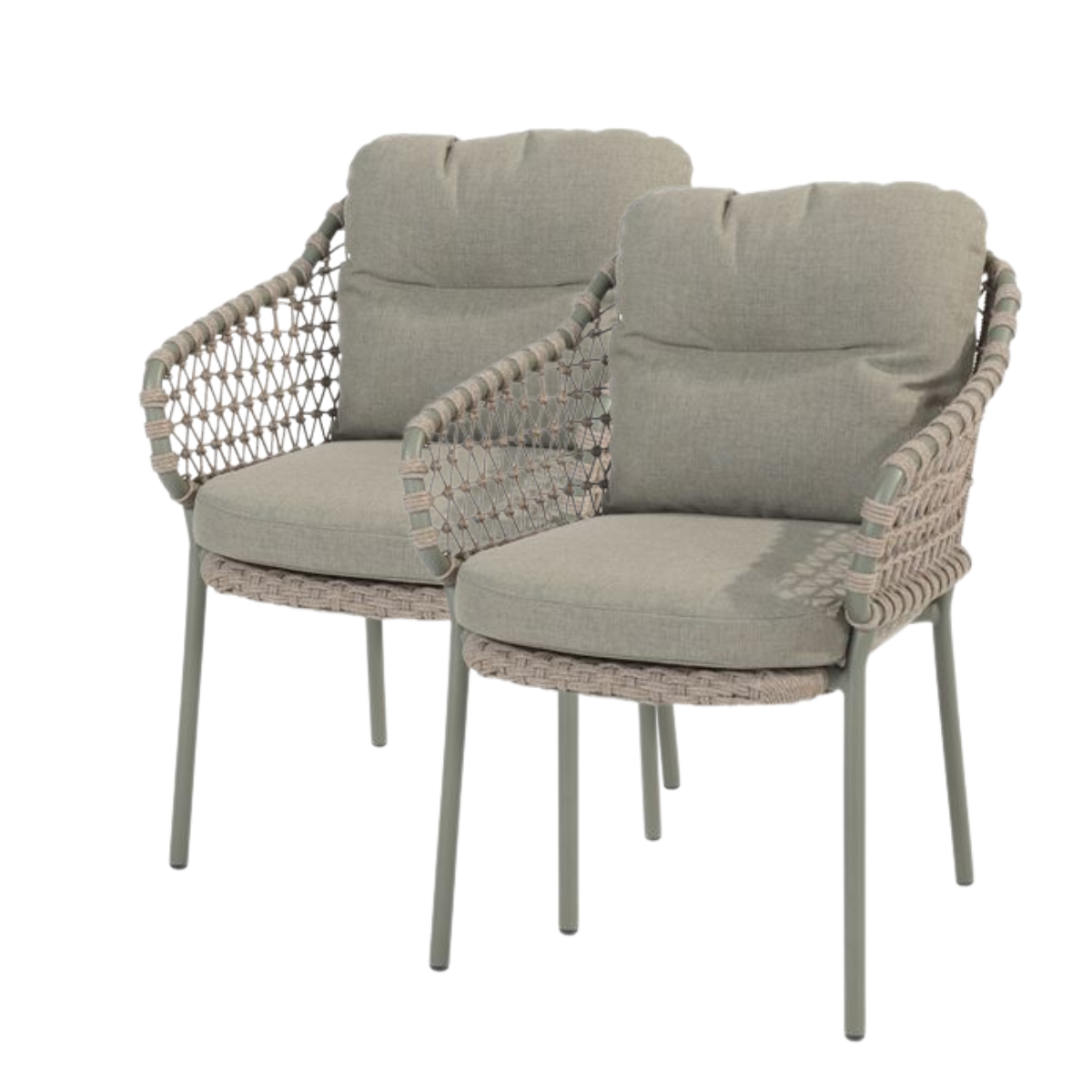 EX-DISPLAY - 2 Jura Stackable Outdoor Dining Chairs | 4 Seasons Outdoor