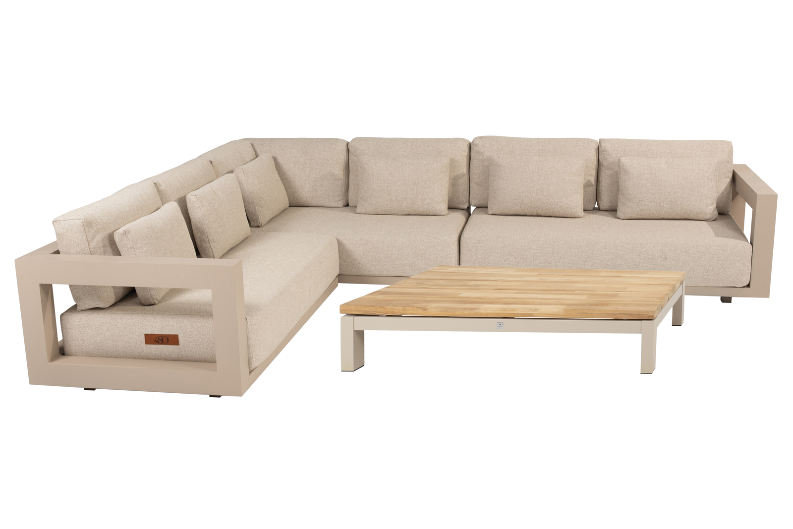 Metropolitan Outdoor Corner Sofa Set in Latte | 4 Seasons Outdoor