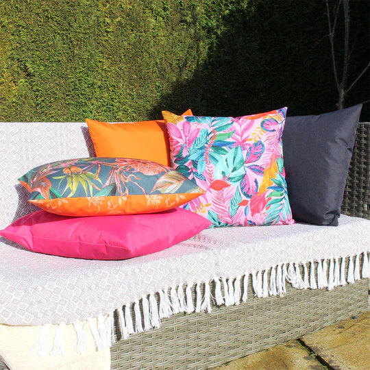 Psychedelic Jungle Outdoor Scatter Cushion - Multi