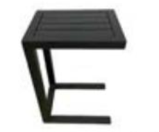 Verde C Shaped Table Black | Daro