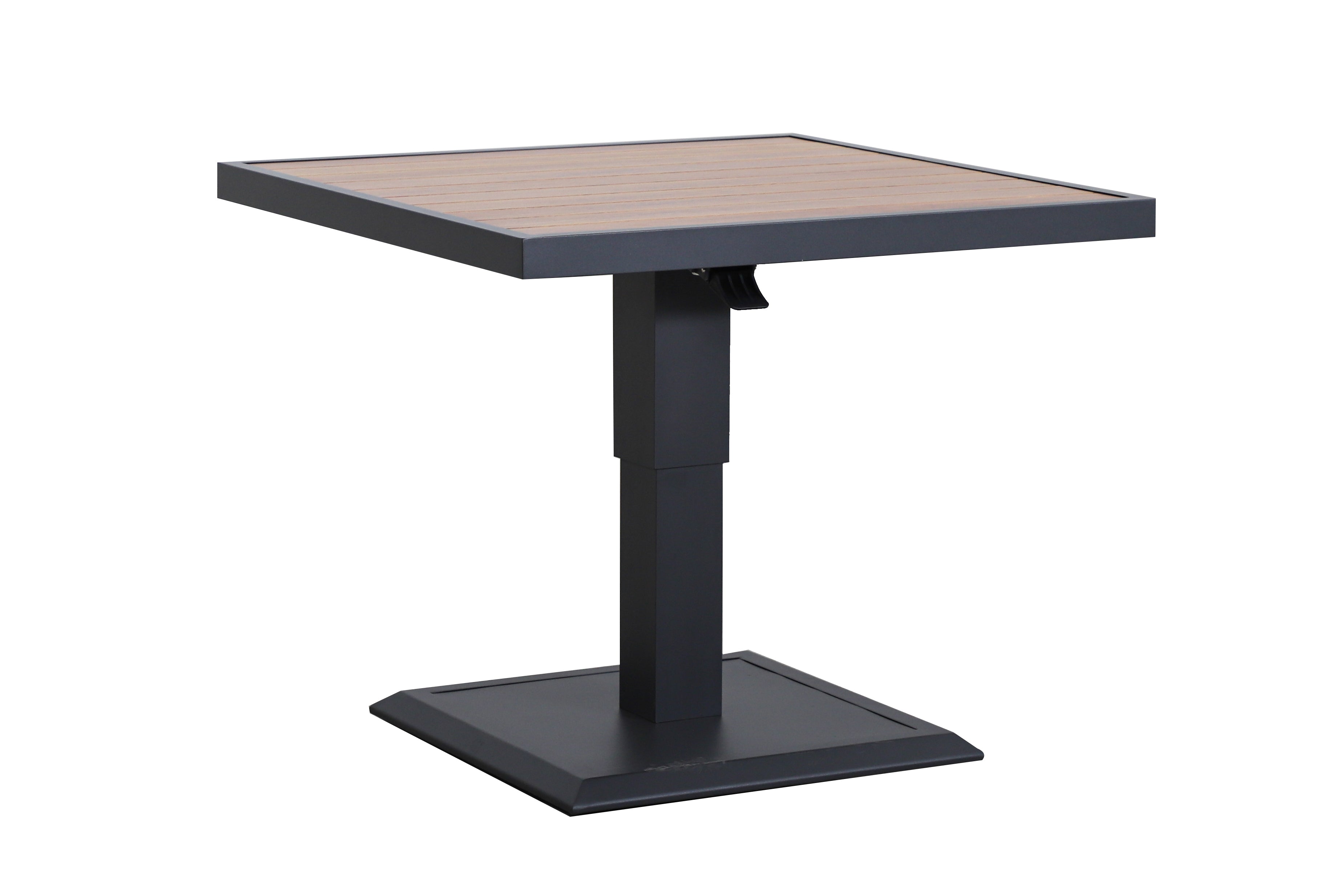 Sonas Outdoor Square Corner Set with Adjustable Table & Stools | Hartman