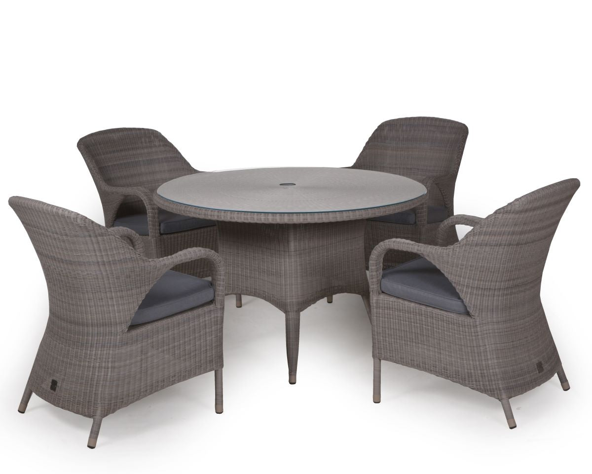 Sussex Outdoor Dining Set 4 Seat by 4 Seasons Outdoor