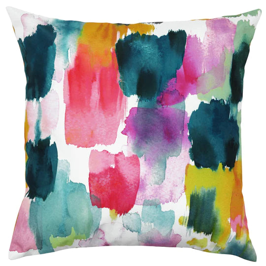 Watercolours Outdoor Scatter Cushion - Ochre