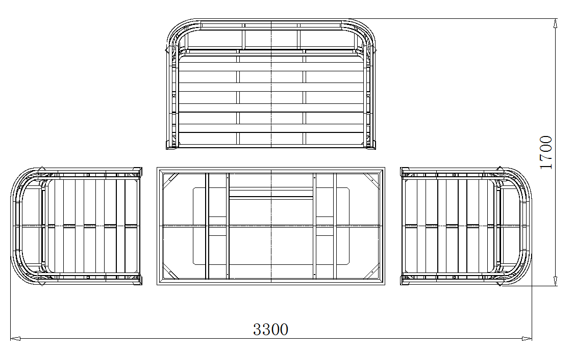 Coniston Outdoor Lounge Set in Natural | Vila
