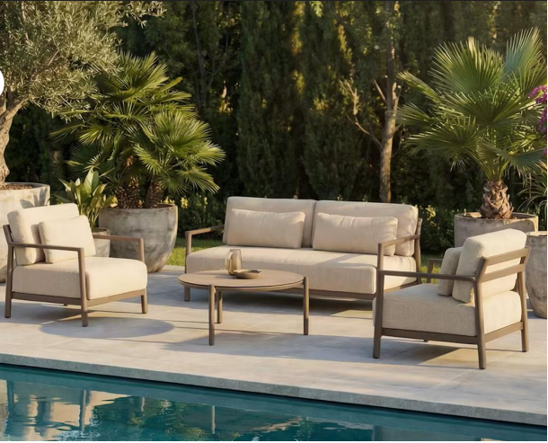 Capresi Lounge Set with Vic Coffee Table | 4 Seasons Outdoor