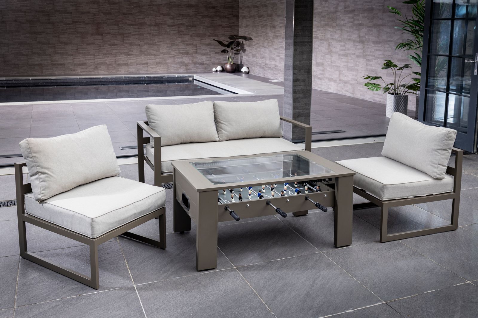 Toca Outdoor Lounge Set with Football Table| Hartman