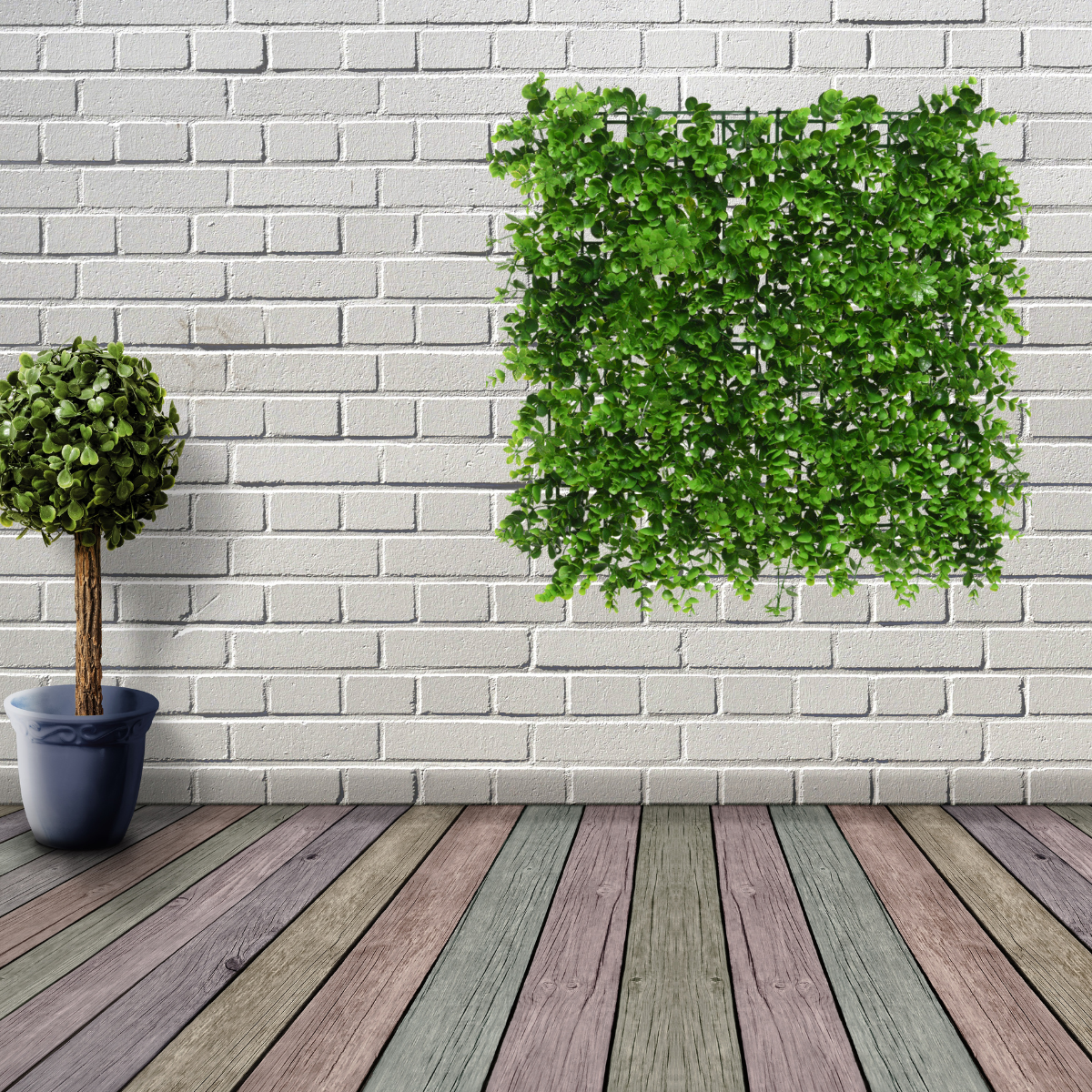 4 x Premium Outdoor Realistic Foliage Wall Panel | Eucalyptus