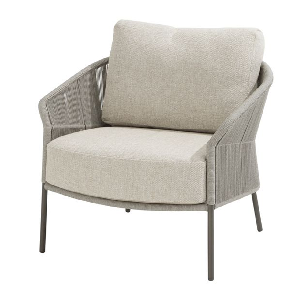 Florence Outdoor lounge set in Terre with ceramic coffee table | 4 Seasons Outdoor