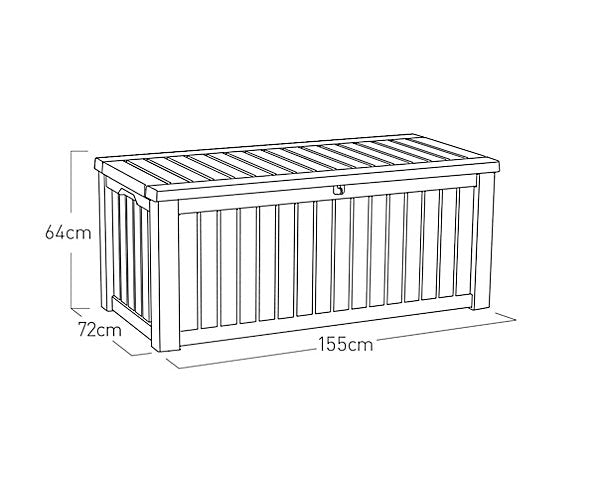 Keter Rockwood XL Storage Box 625L | Norfolk Leisure