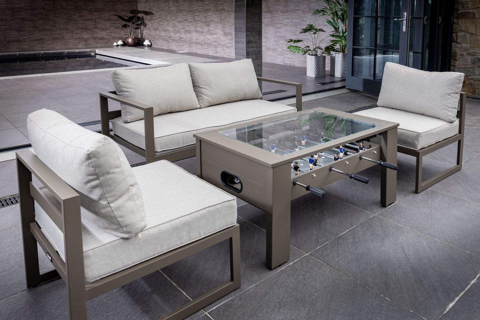 Toca Outdoor Lounge Set with Football Table| Hartman