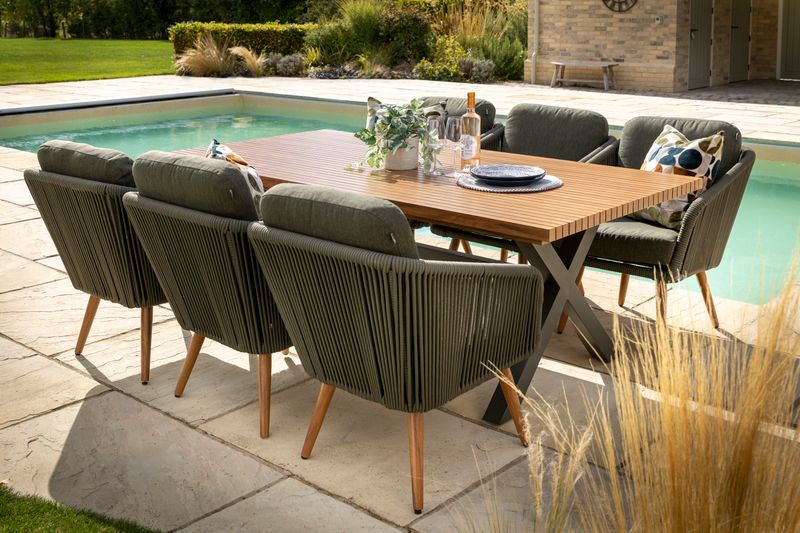 Eden Outdoor 6 Seat Dining Set | Hartman