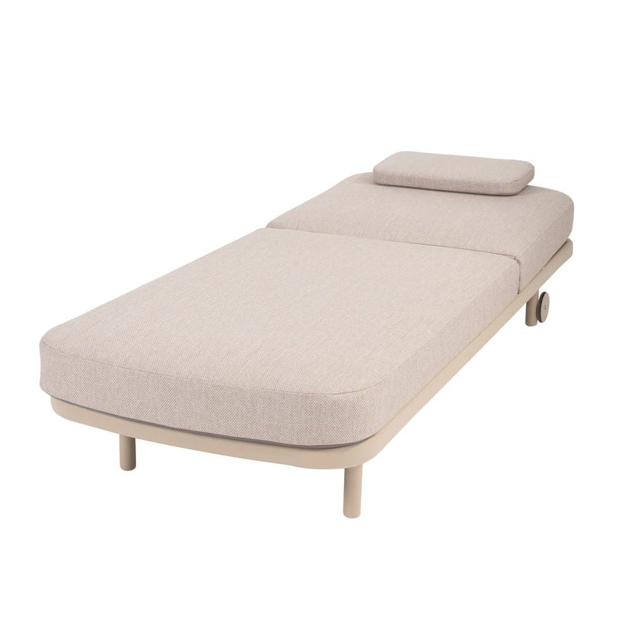 Milano Sunbed in Latte | 4 Seasons Outdoor