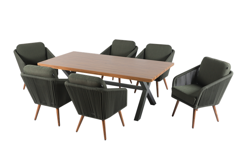 Eden Outdoor 6 Seat Dining Set | Hartman