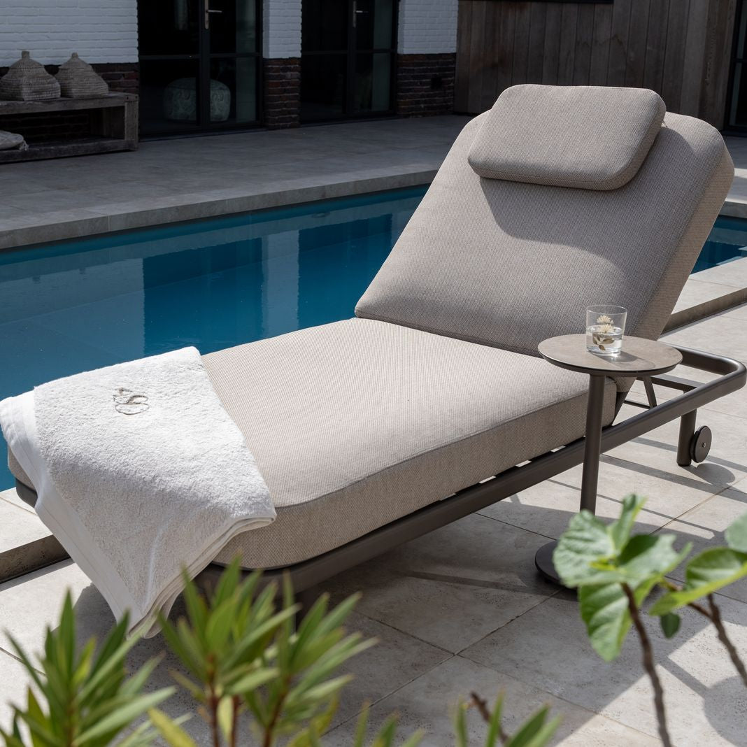 Milano Sunbed in Terre | 4 Seasons Outdoor