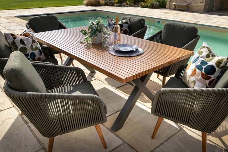 Eden Outdoor 6 Seat Dining Set | Hartman